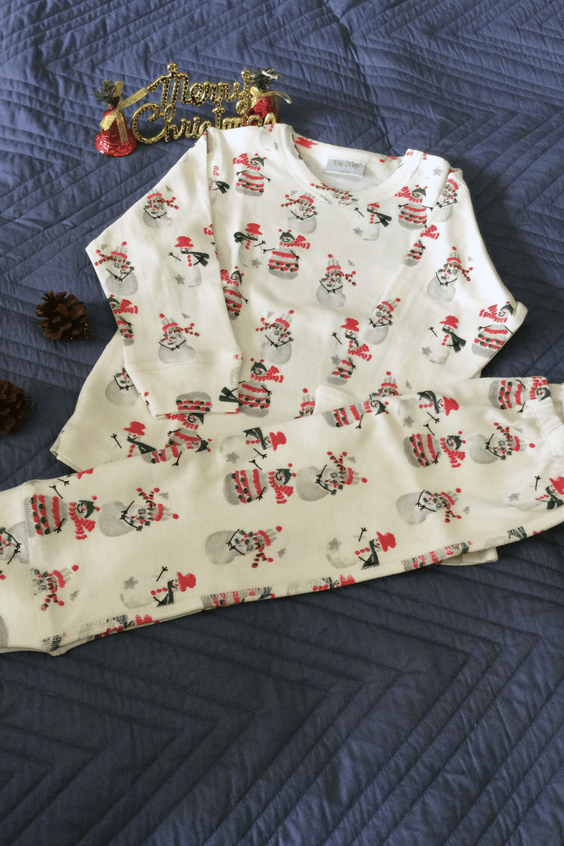 Slushy Snowman Pyjama Set - De - Nap.in - Nightwear