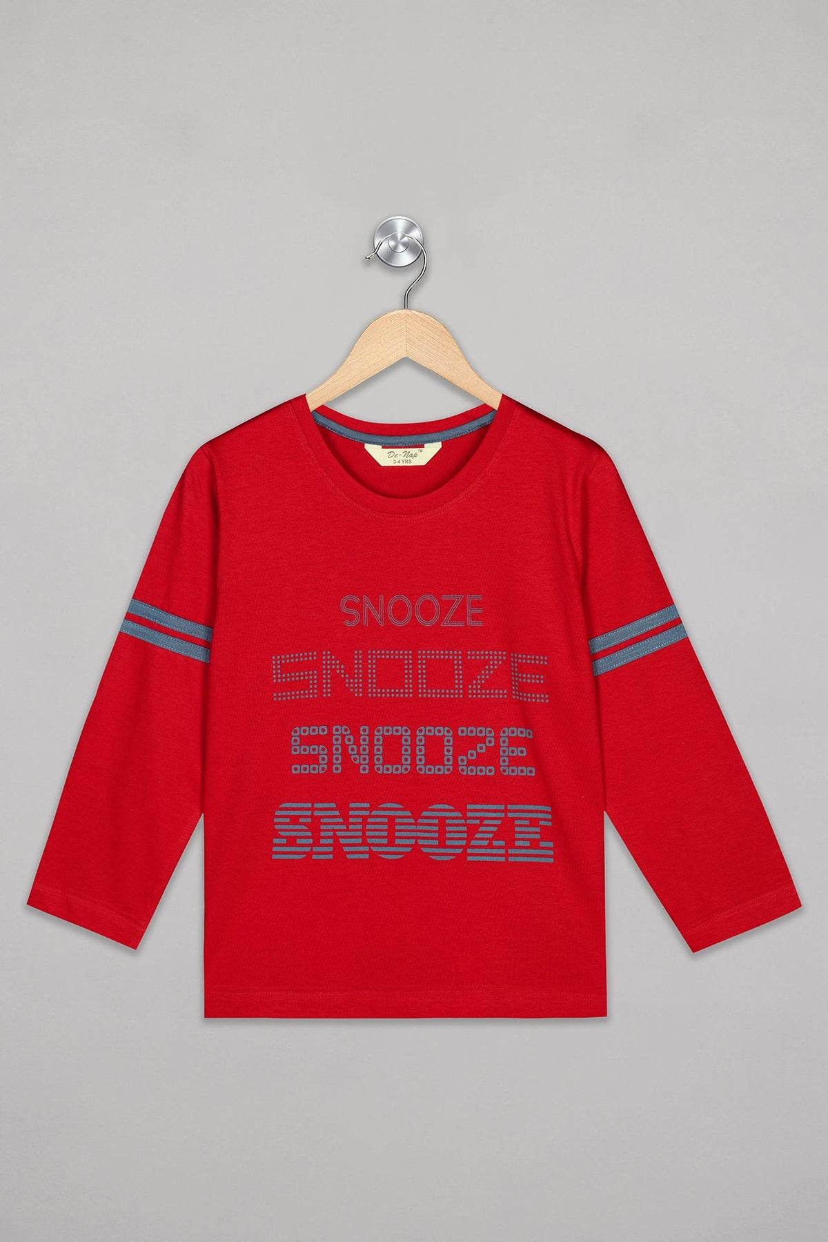 Snooze Full Sleeves Pyjama Set - De - Nap.in - Nightwear