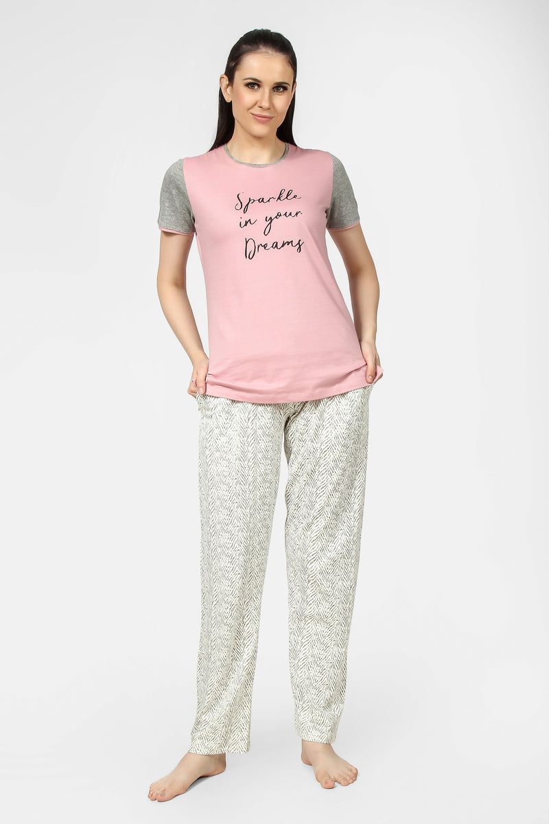 Sparkle Rose Pj St - De - Nap.in - Nightwear