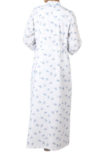 Summer Floral Wrap Round Nighty Set - De - Nap.in - Nightwear