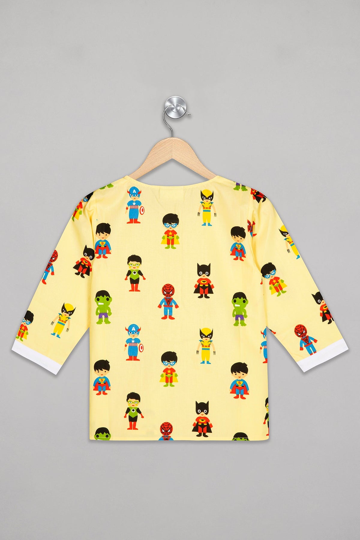 Super Hero's Kurta Pyjama Set - De - Nap.in - Nightwear