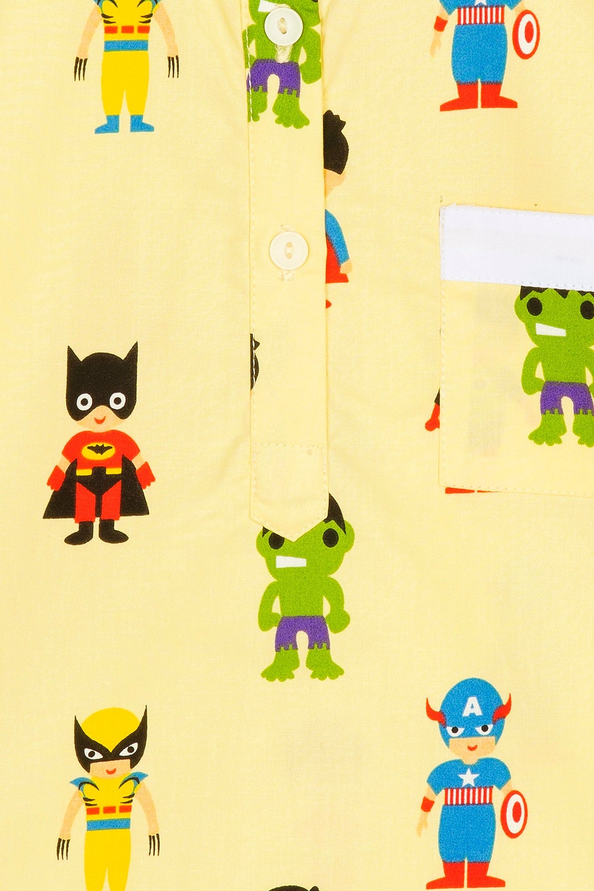 Super Hero's Kurta Pyjama Set - De - Nap.in - Nightwear