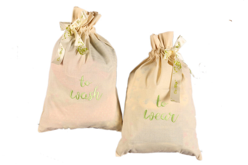 To Wear To Wash Bag ( green) - De - Nap.in - Nightwear