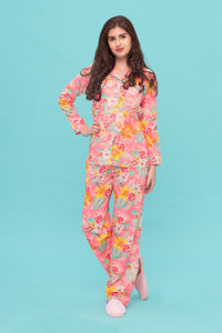 Tropical Palms Pyjama Set - De - Nap.in - Nightwear