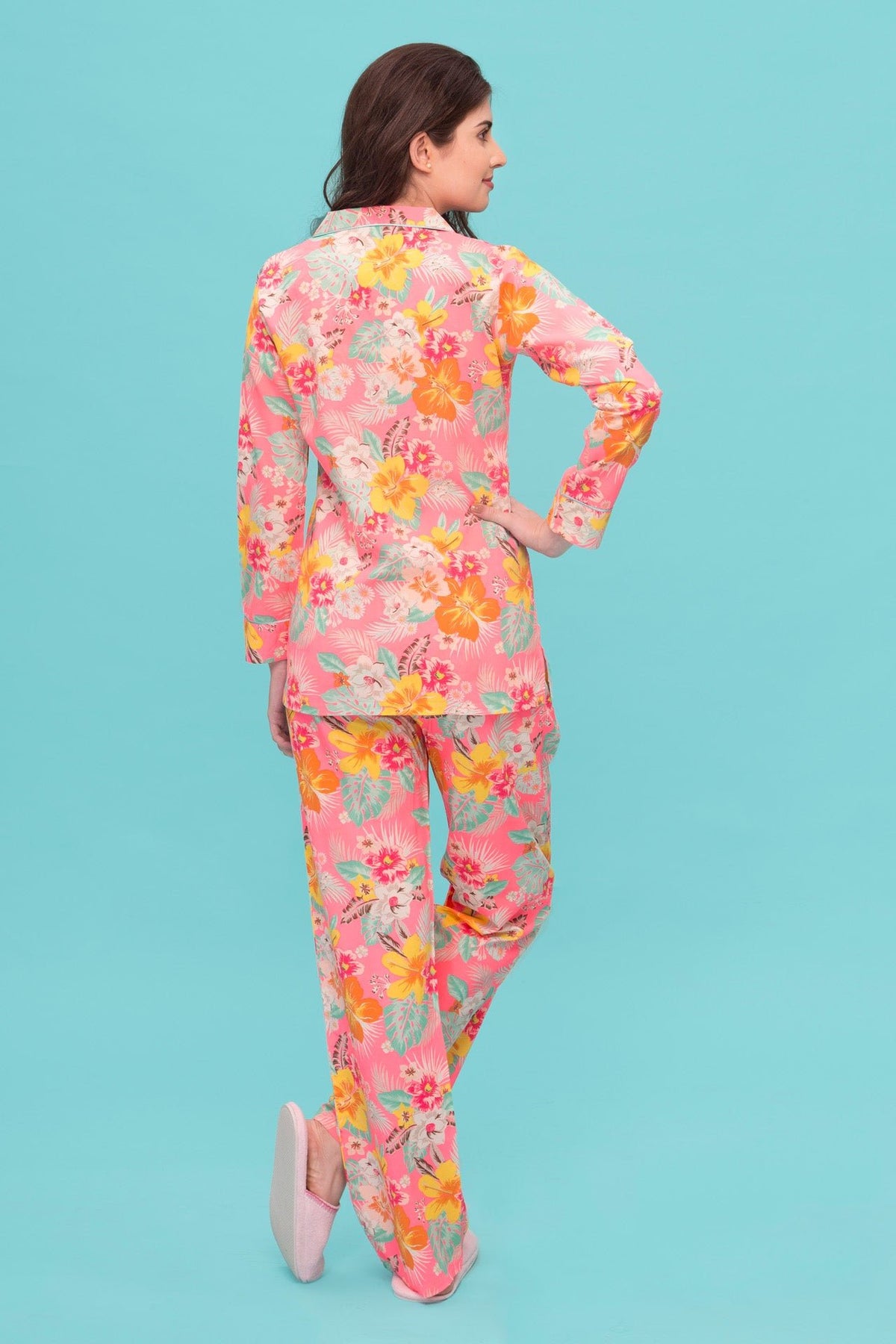 Tropical Palms Pyjama Set - De - Nap.in - Nightwear