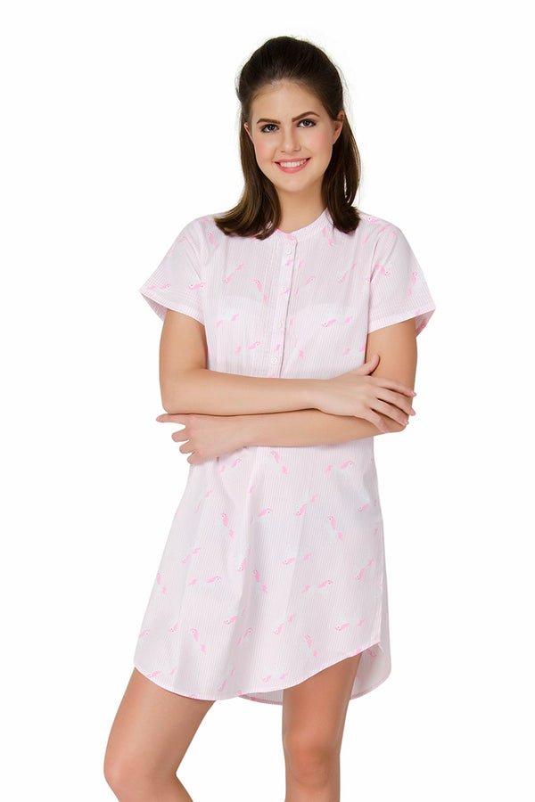 Unicorn Stripes Nightdress - De - Nap.in - Nightwear