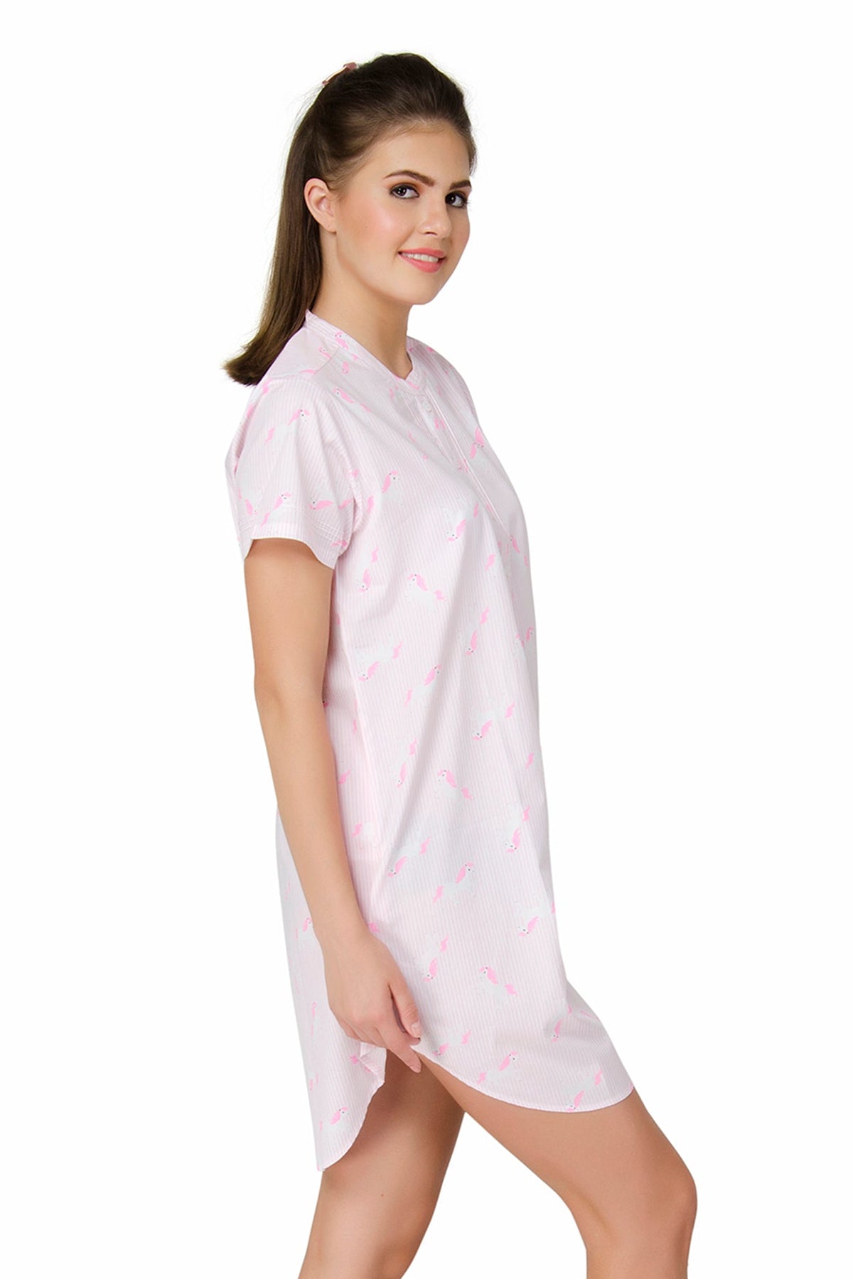 Unicorn Stripes Nightdress - De - Nap.in - Nightwear