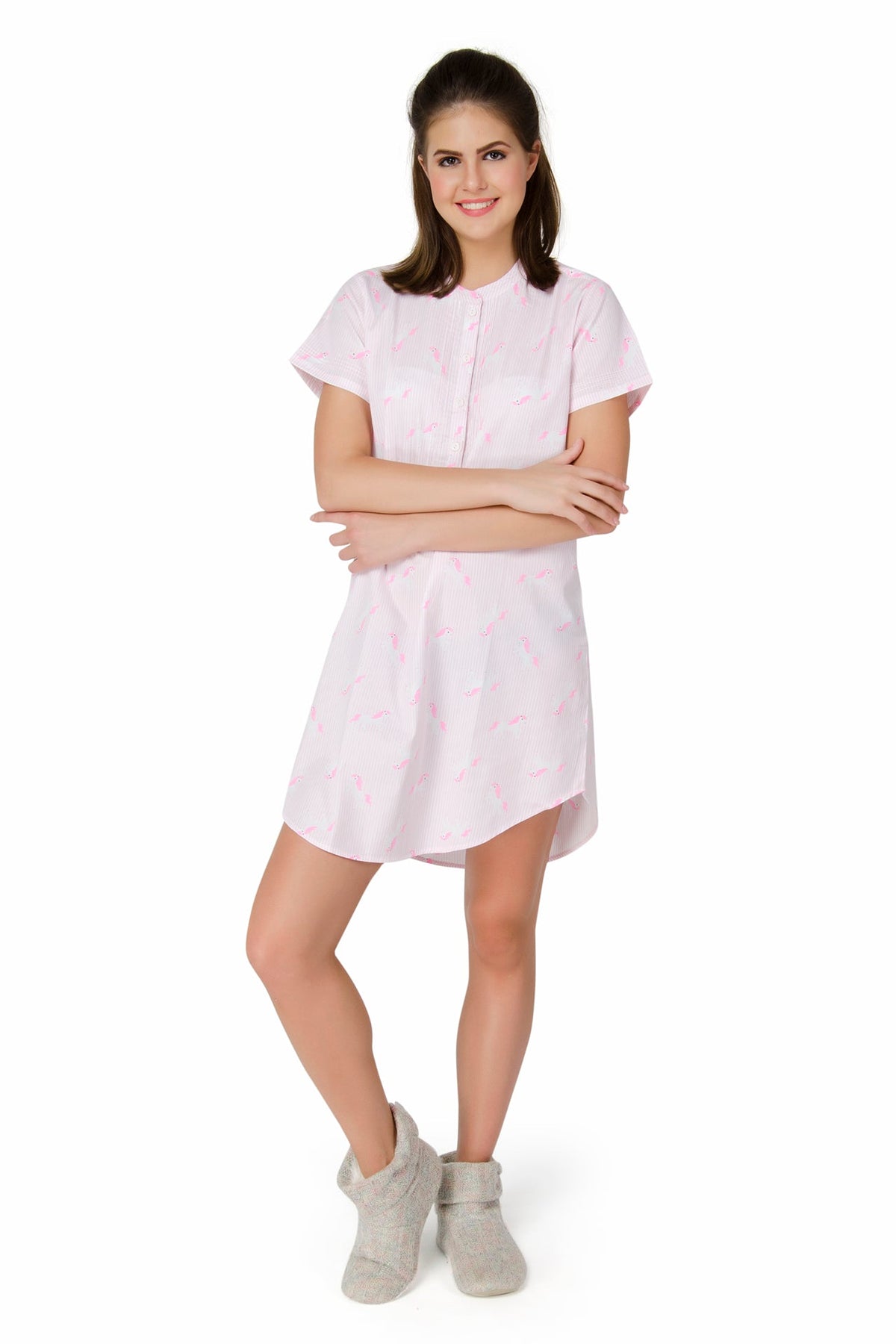 Unicorn Stripes Nightdress - De - Nap.in - Nightwear