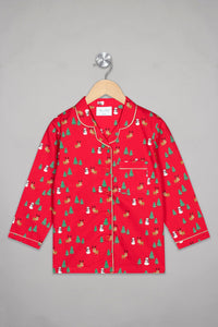 Vintage Red X'mas Pyjama Set - De - Nap.in - Nightwear