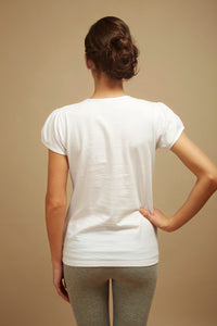 White Elegance Lounge Tee - De - Nap.in - Nightwear