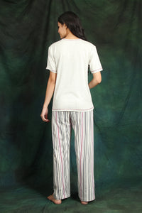 Wine' 0 Clock Short Sl Pj Set - De - Nap.in - Nightwear