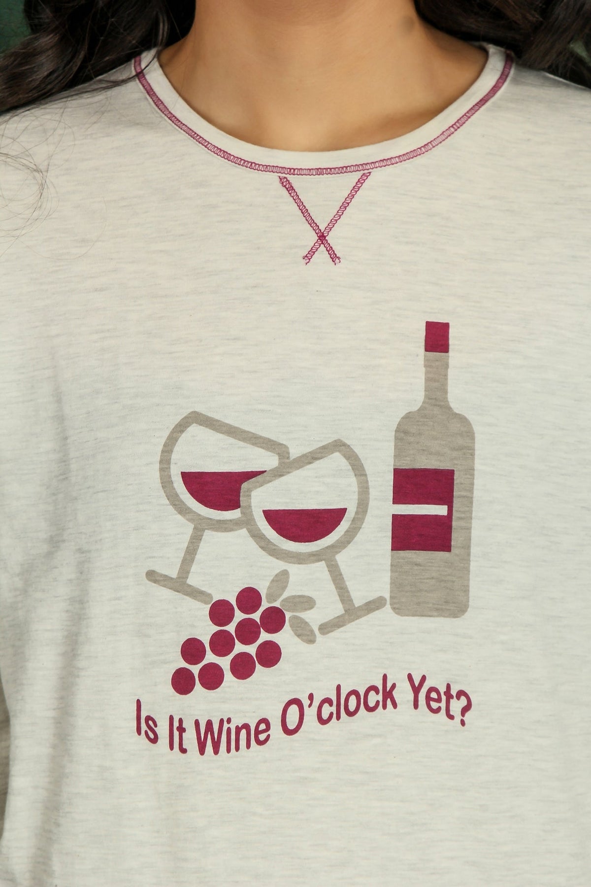 Wine'O Clock Pyjama Set - De - Nap.in - Nightwear