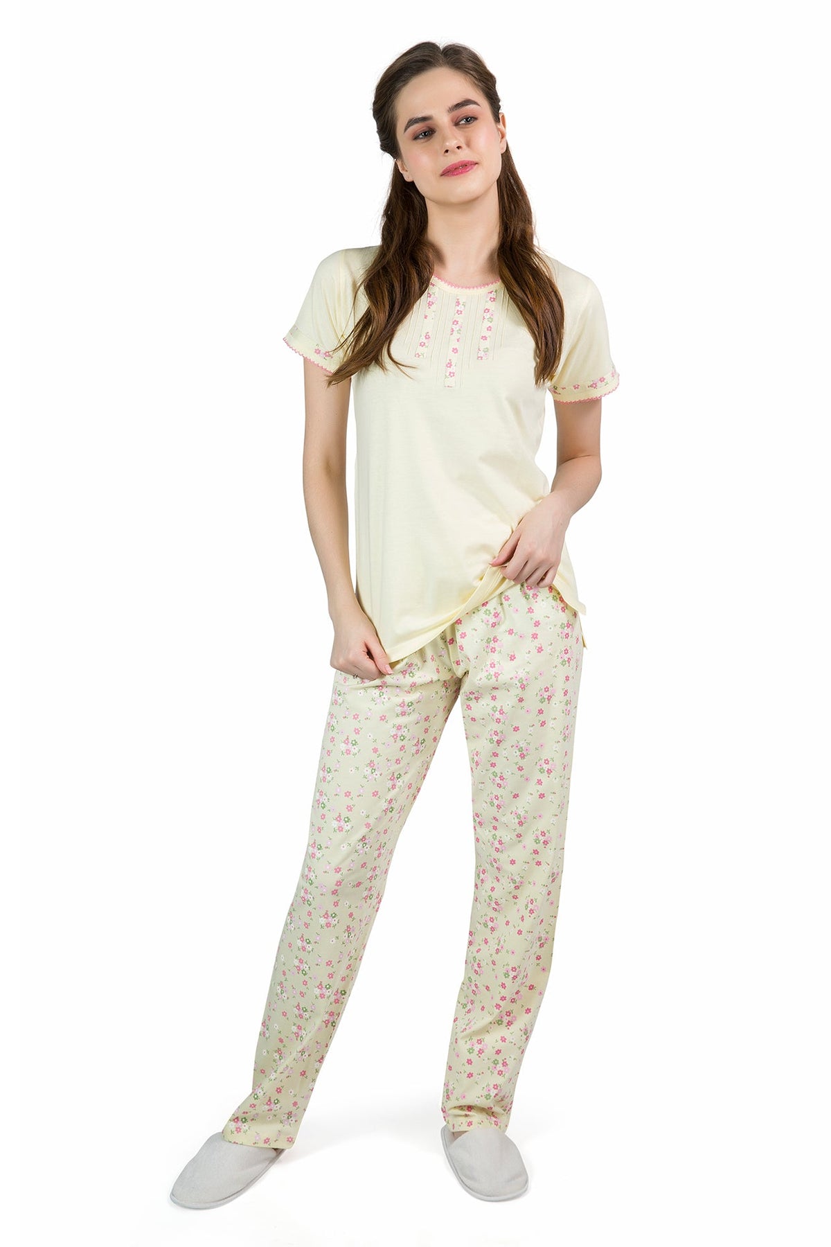 Yellow Daisy PJ Set - De - Nap.in - Nightwear